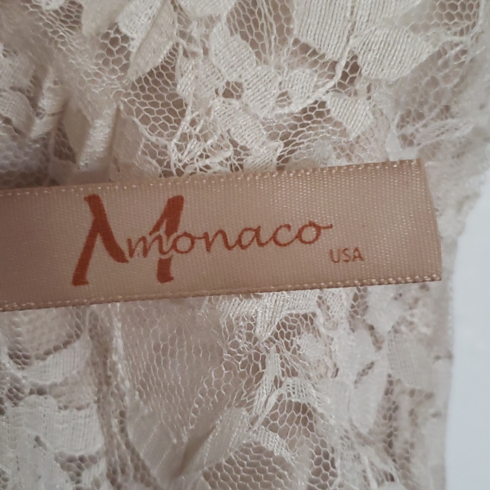 Stretch Lace Dress with Vest - Picture 4 of 6
